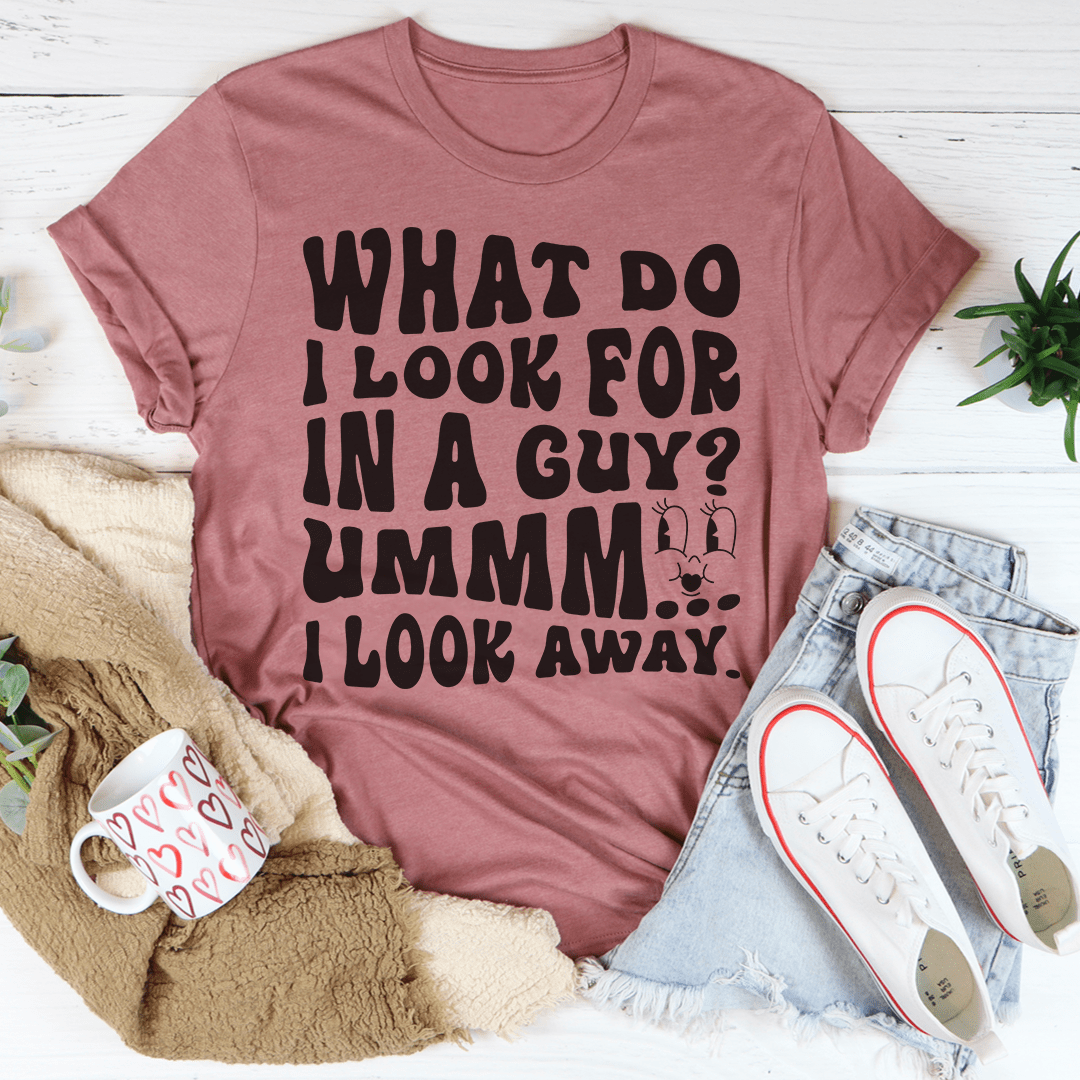What Do I Look For In A Guy T-shirt
